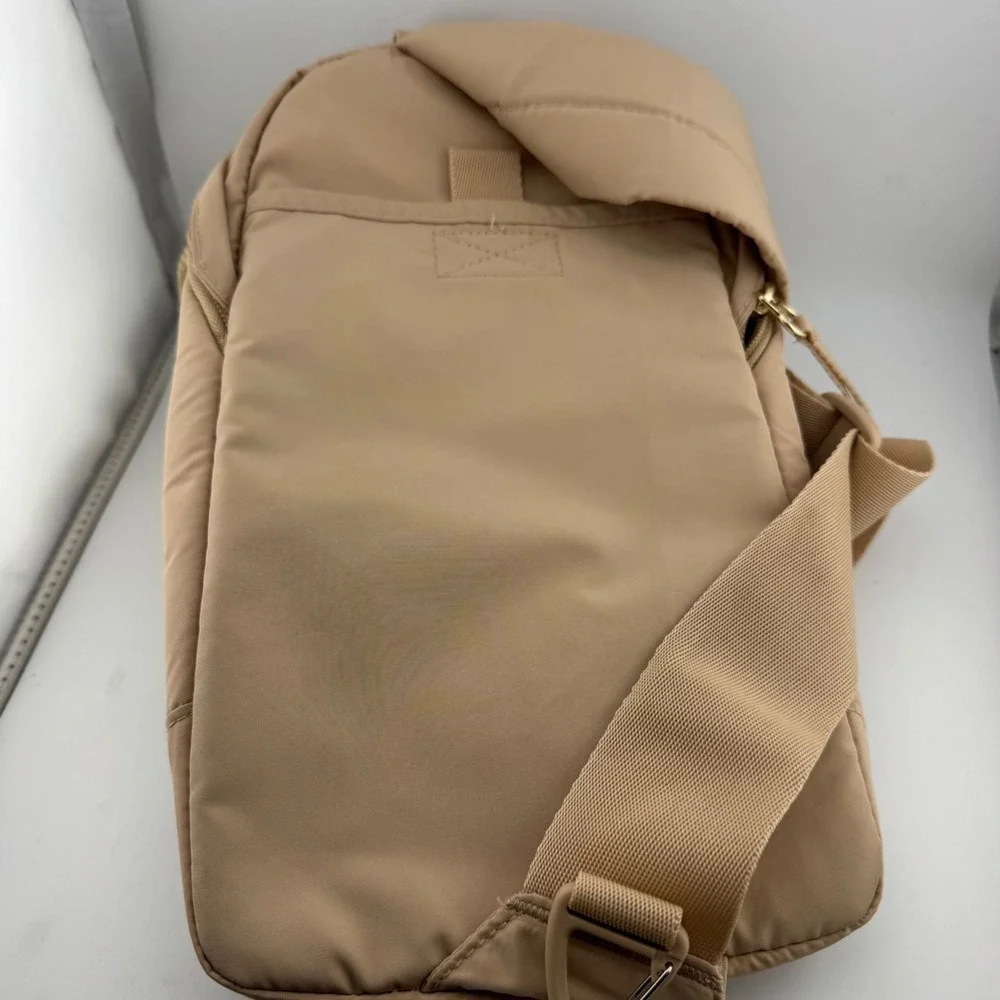 Adidas Essentials 3 Sling‎ Backpack Tan With Pouch Crossbody Bag GA7054 (3799)